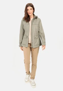 Leichte Jacke aus reiner Baumwolle im Vintage Look