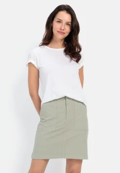 Leichter Jeans Rock aus Baumwollmix