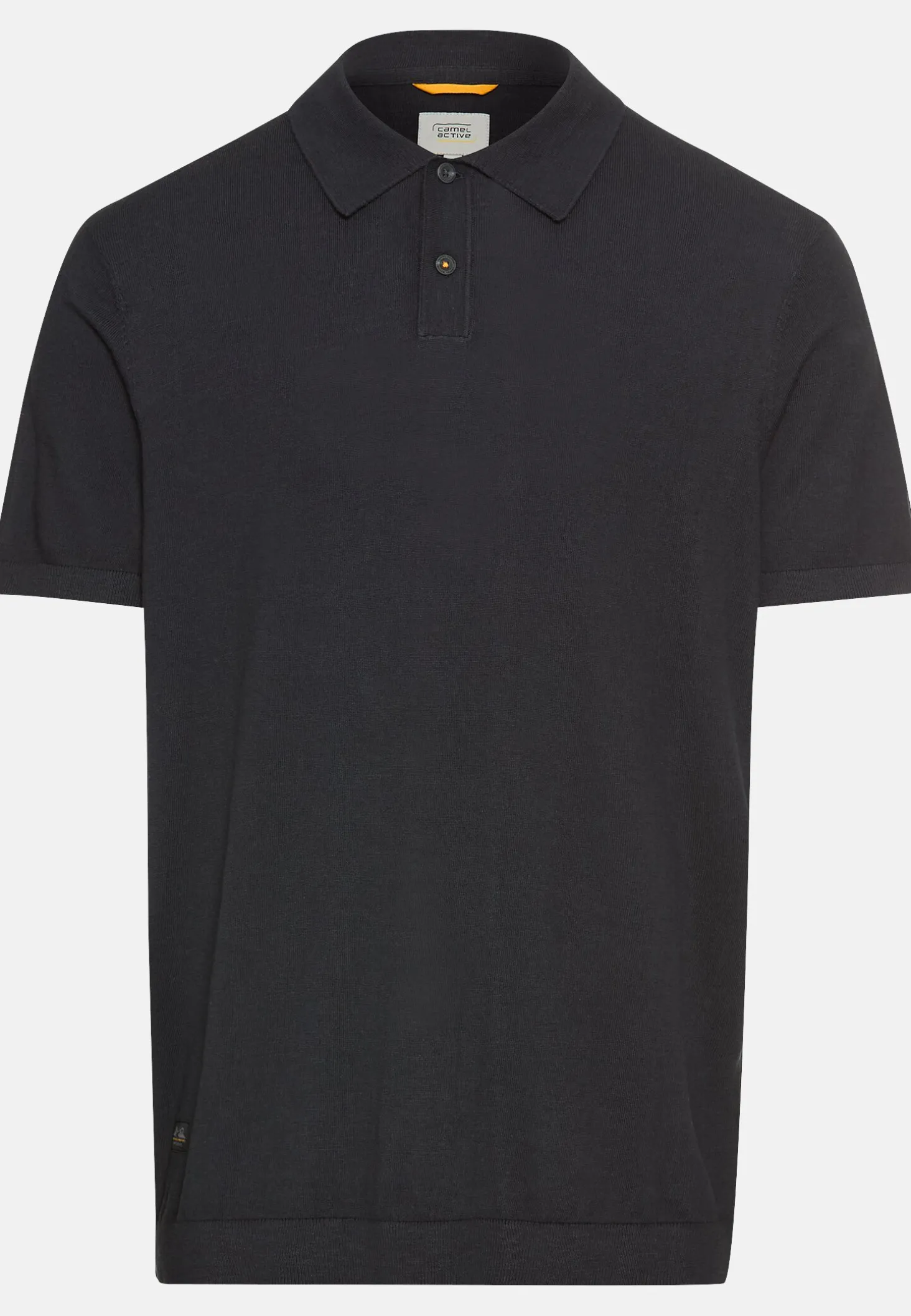 Leichtes Strick-Polo aus reiner Baumwolle