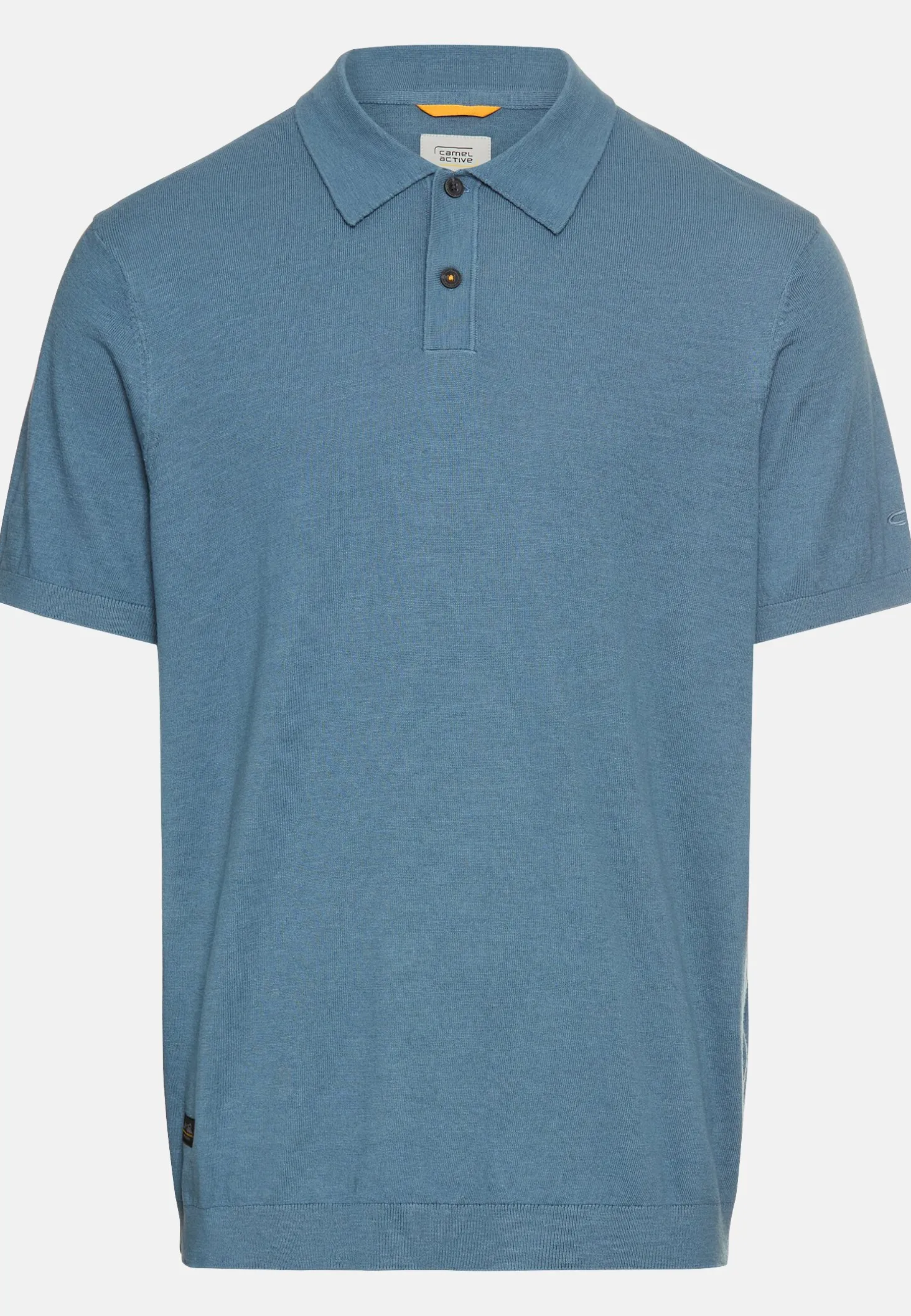 Leichtes Strick-Polo aus reiner Baumwolle