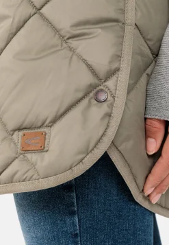 Longweste mit Kapuze aus recyceltem Polyester