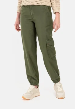 Loose Fit Cargo aus einem Baumwoll-Leinenmix