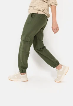Loose Fit Cargo aus einem Baumwoll-Leinenmix