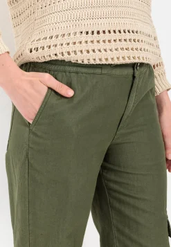 Loose Fit Cargo aus einem Baumwoll-Leinenmix