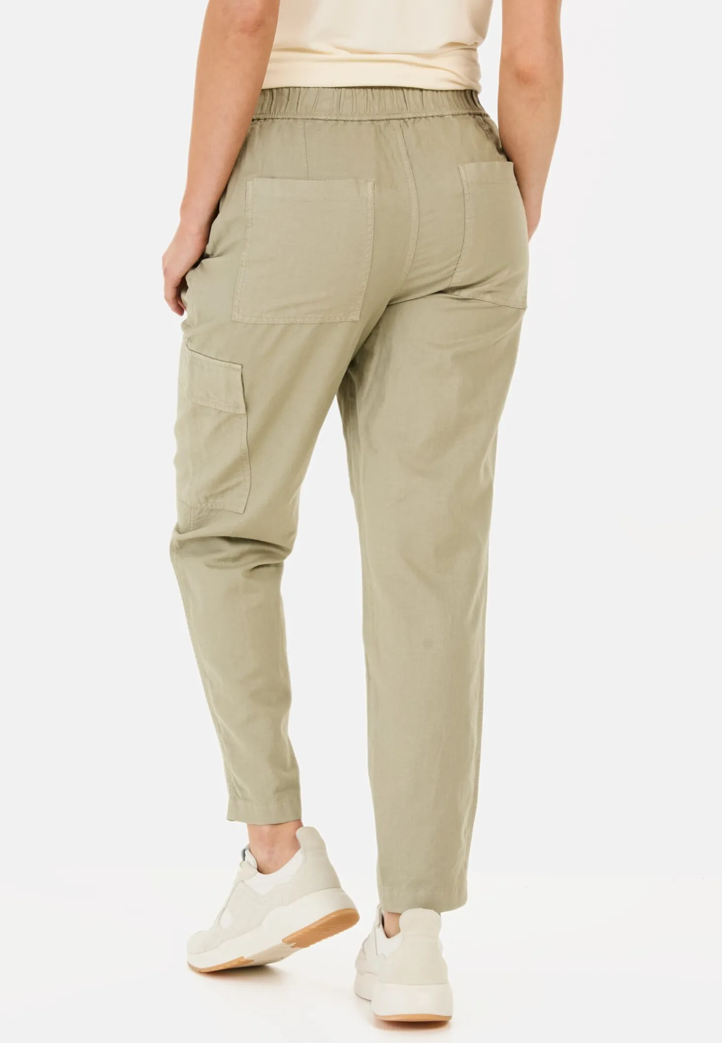 Loose Fit Hose aus Leinenmix
