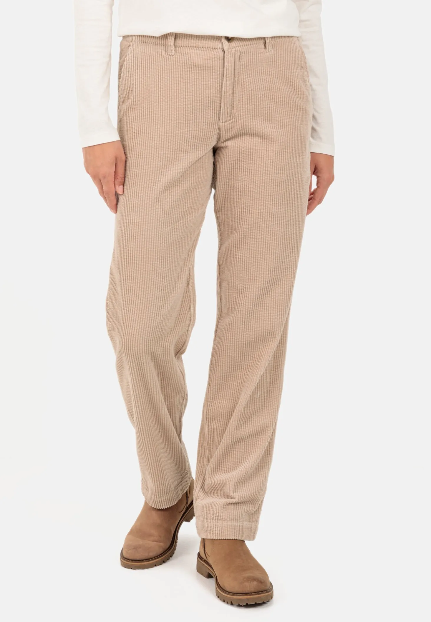 Loose Fit Softcordhose aus Baumwolle