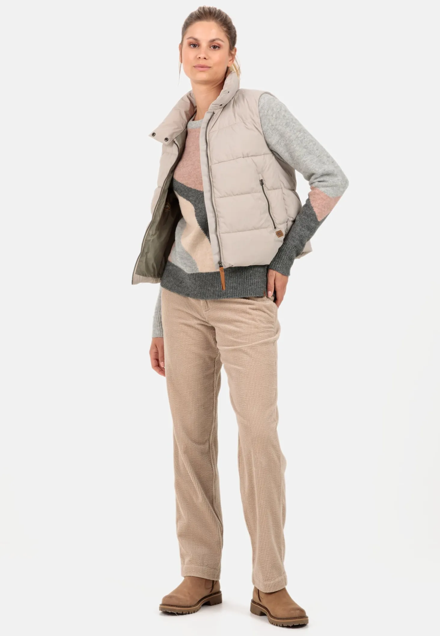Loose Fit Softcordhose aus Baumwolle