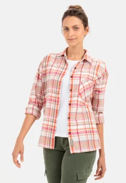 Lässige Flanellbluse im Karomuster