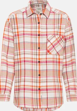 Lässige Flanellbluse im Karomuster