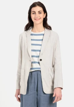 Lässiger Blazer im Leinenmix