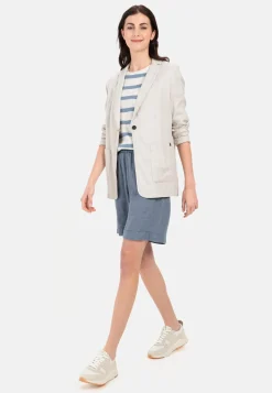 Lässiger Blazer im Leinenmix