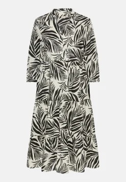 Mittellanges Sommerkleid mit Allover-Print
