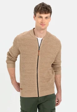 Mouliné Strickjacke aus zertifiziertem Organic Cotton