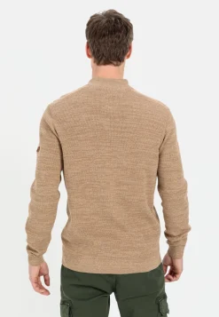 Mouliné Strickjacke aus zertifiziertem Organic Cotton