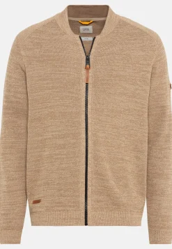 Mouliné Strickjacke aus zertifiziertem Organic Cotton