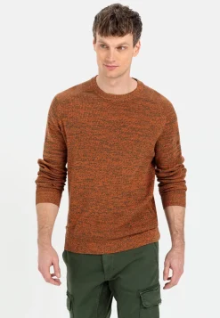 Mouliné Strickpullover aus zertifiziertem Organic Cotton