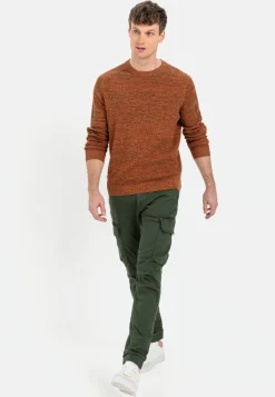 Mouliné Strickpullover aus zertifiziertem Organic Cotton