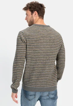 Mouline Strickpullover im Streifenmuster