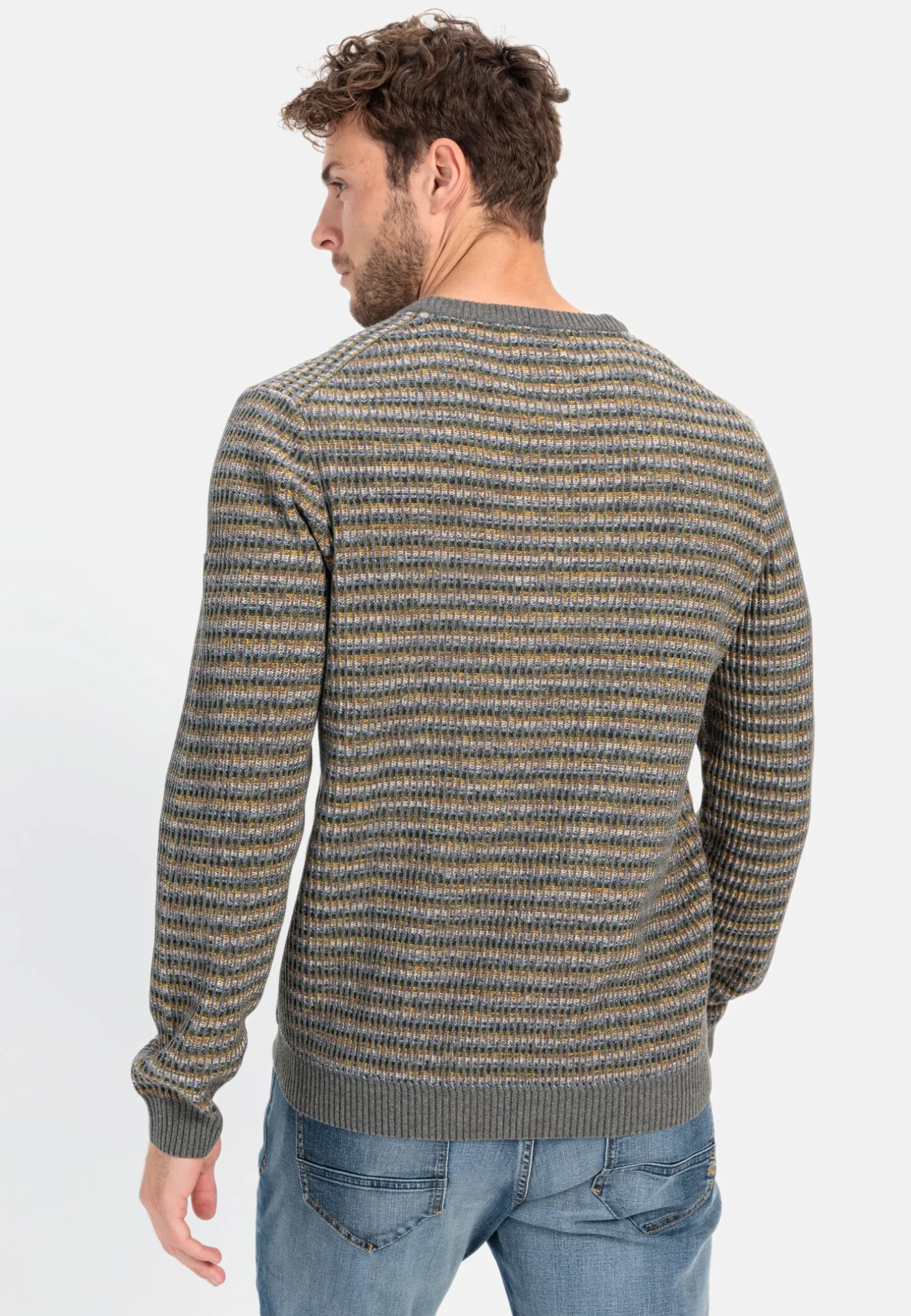 Mouline Strickpullover im Streifenmuster