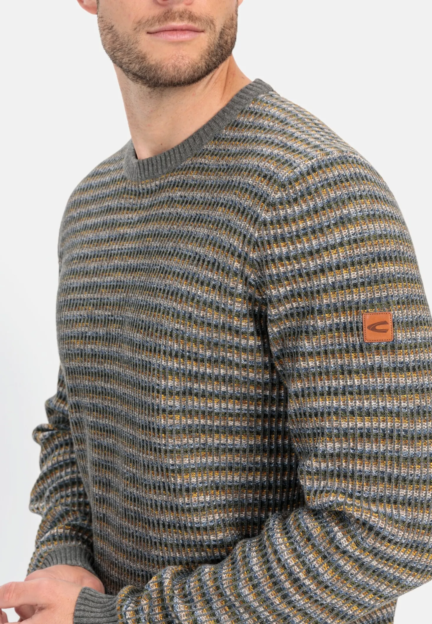Mouline Strickpullover im Streifenmuster