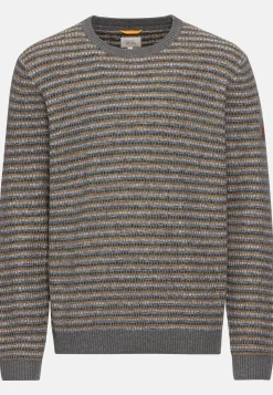 Mouline Strickpullover im Streifenmuster