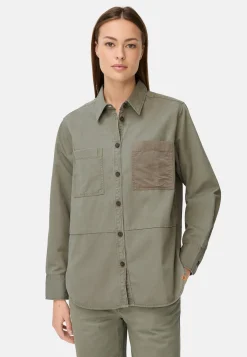 Overshirt aus Baumwoll-Lyocell-Mix