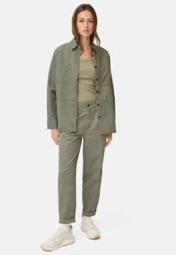 Overshirt aus Baumwoll-Lyocell-Mix