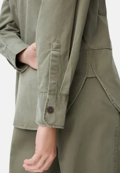 Overshirt aus Baumwoll-Lyocell-Mix