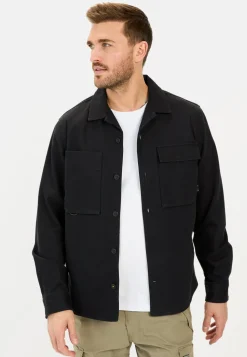 Overshirt aus reiner Baumwolle