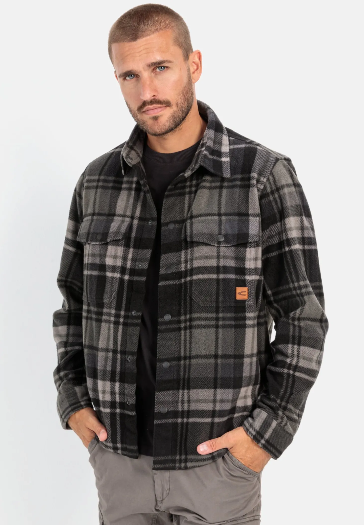 Overshirt im Karomuster