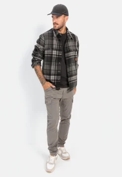 Overshirt im Karomuster