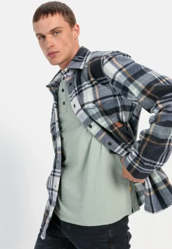 Overshirt im Karomuster