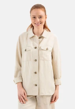 Overshirt im sommerlichen Leinenmix
