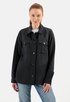 Overshirt im sommerlichen Leinenmix