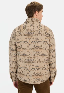Overshirt mit Jacquard-Muster
