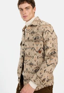 Overshirt mit Jacquard-Muster