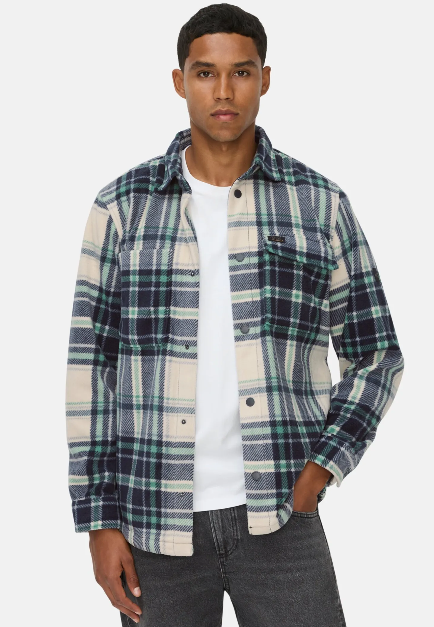 Overshirt mit Seitentaschen