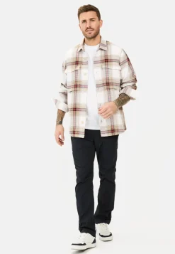 Overshirt mit seitlichen Eingrifftaschen