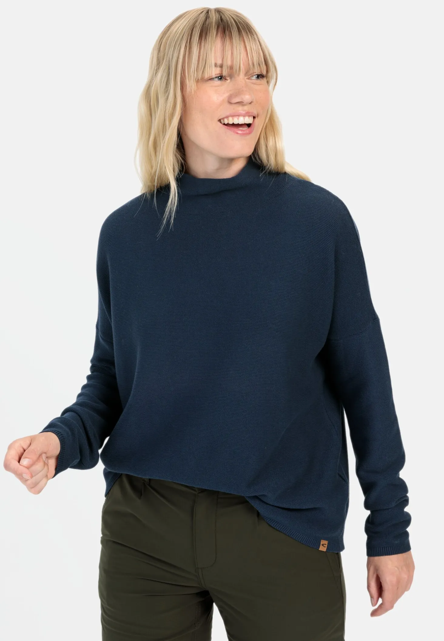 Oversized Pullover mit Rundhalsausschnitt