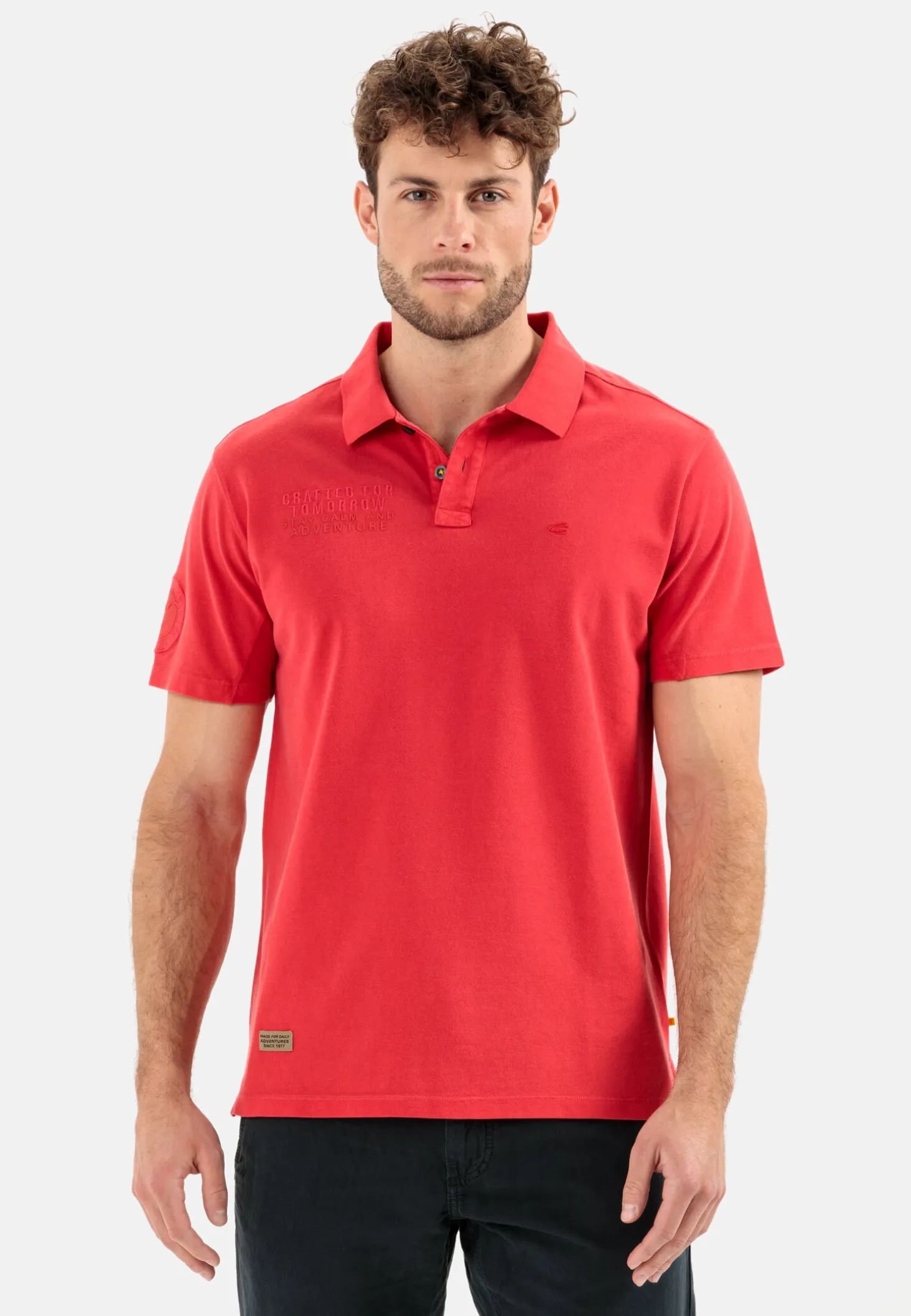 Piqué Poloshirt aus reiner Baumwolle
