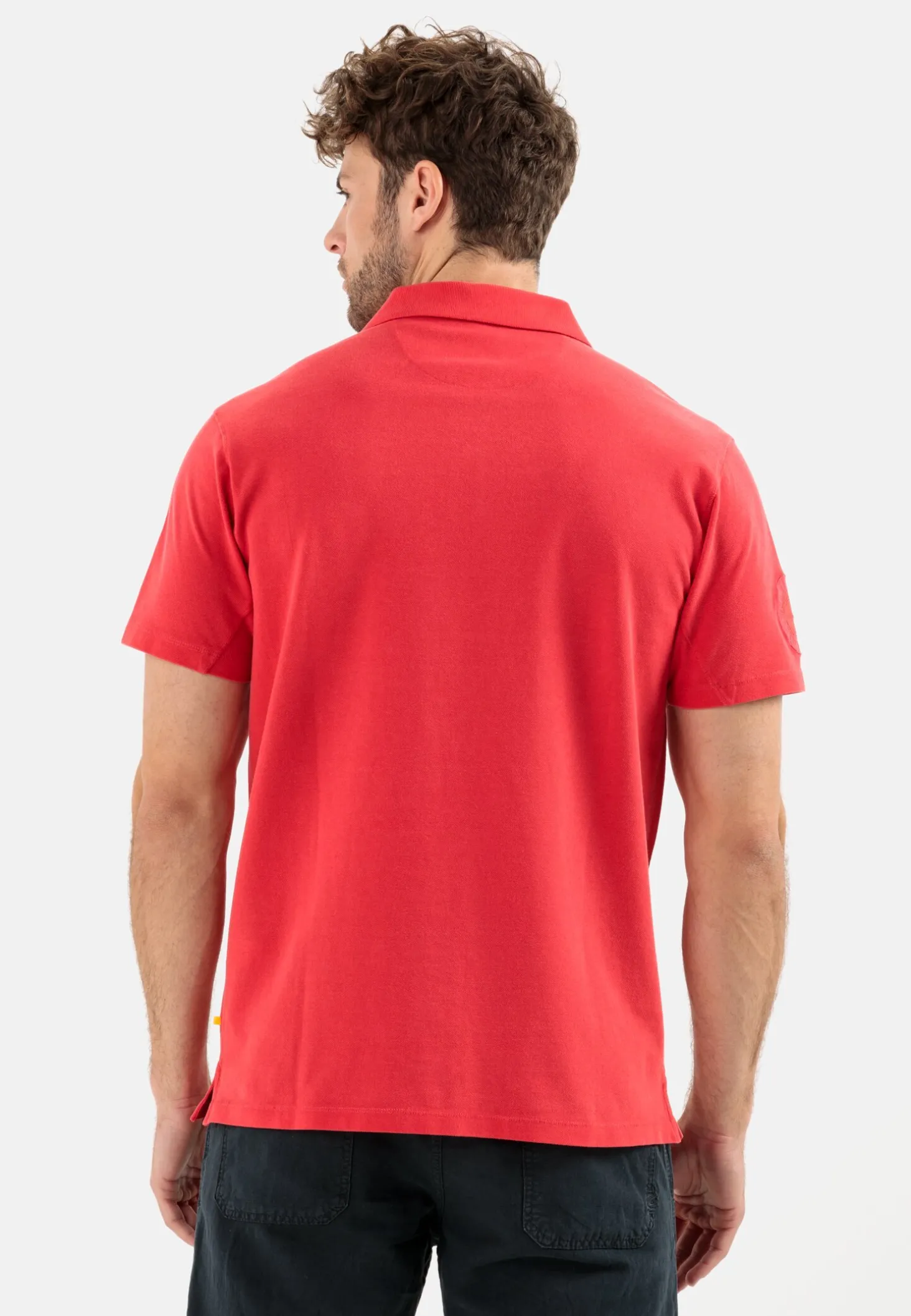 Piqué Poloshirt aus reiner Baumwolle