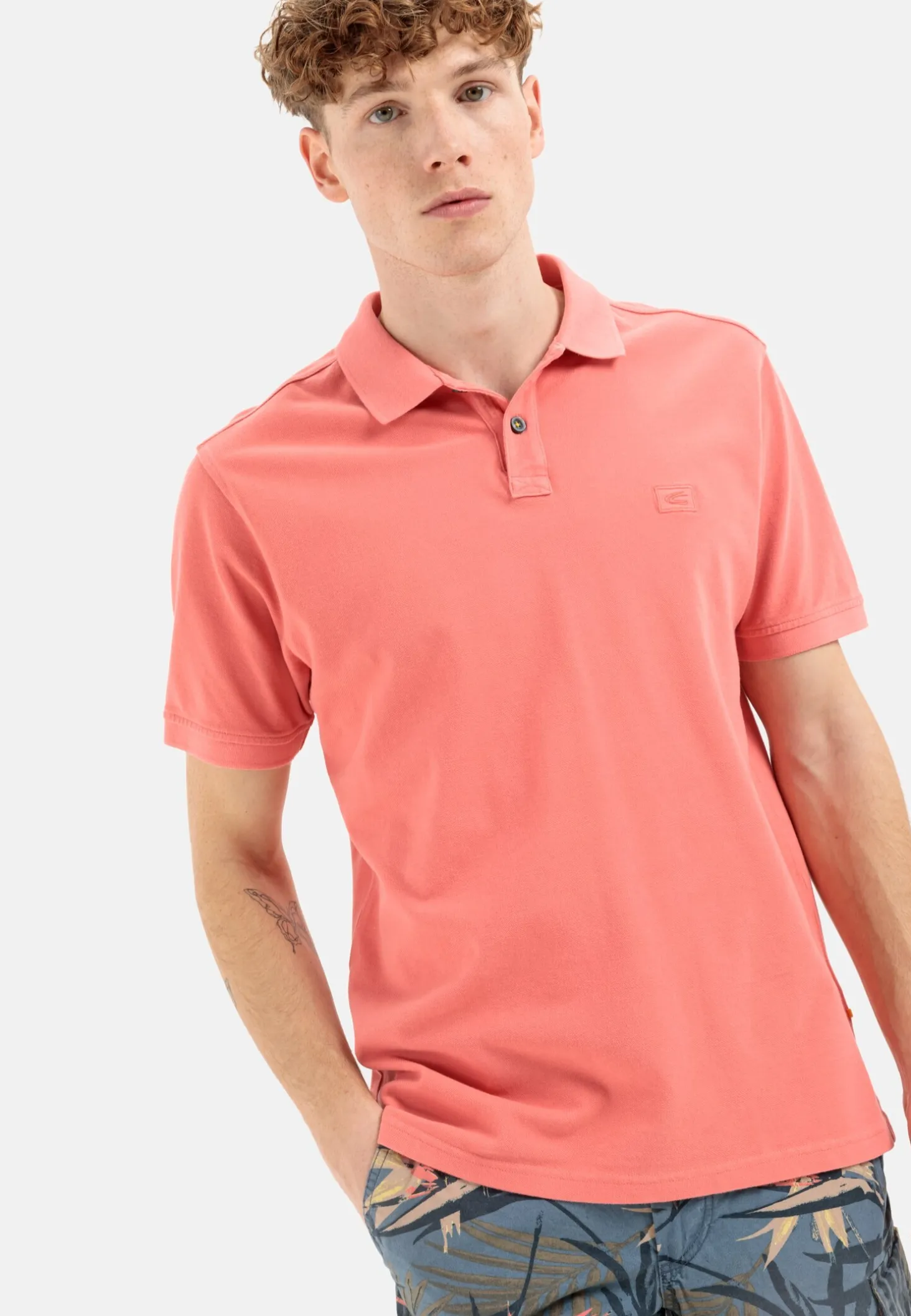 Piqué Poloshirt aus reiner Baumwolle