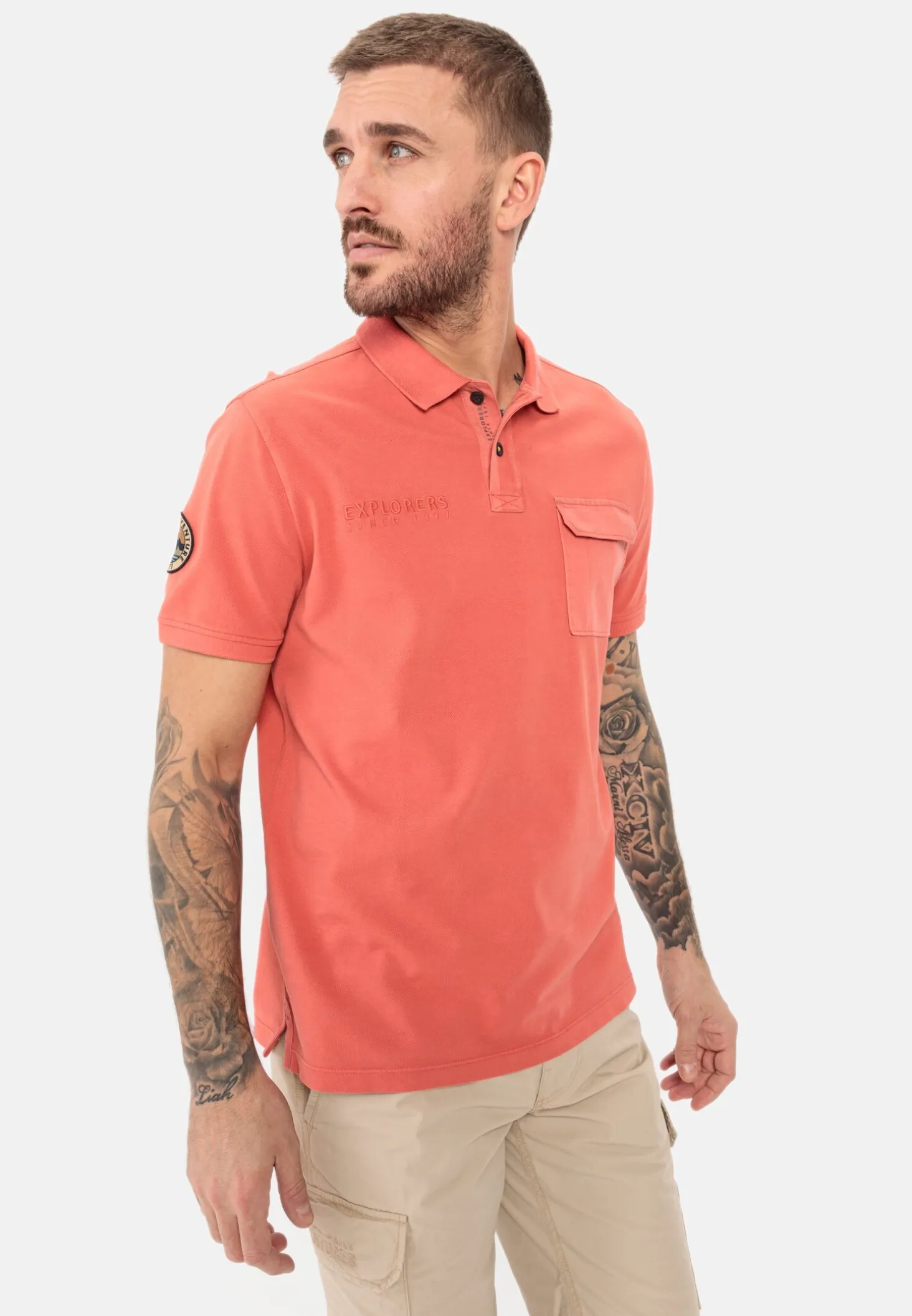 Piqué Poloshirt aus zertifiziertem Organic Cotton