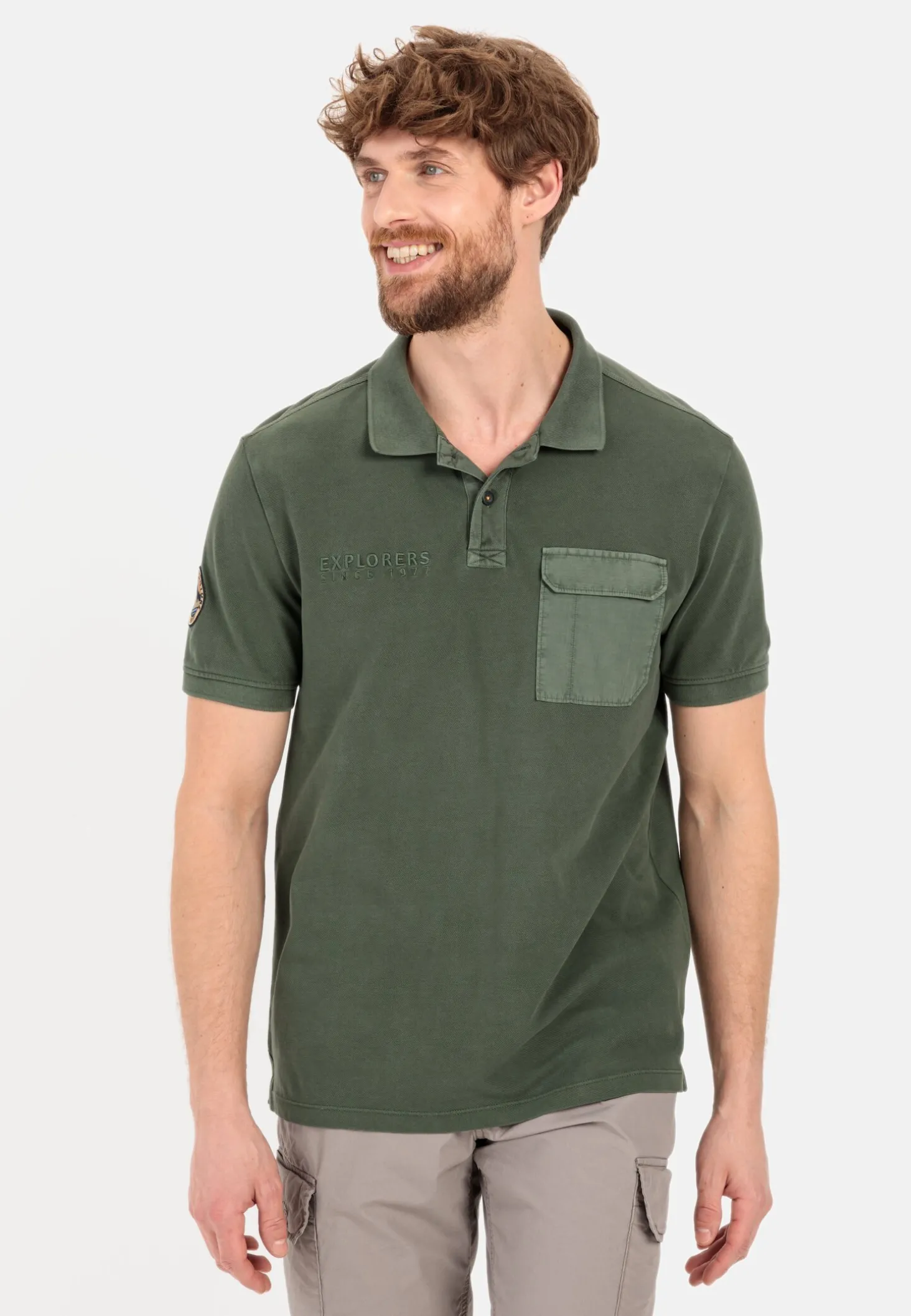 Piqué Poloshirt aus zertifiziertem Organic Cotton