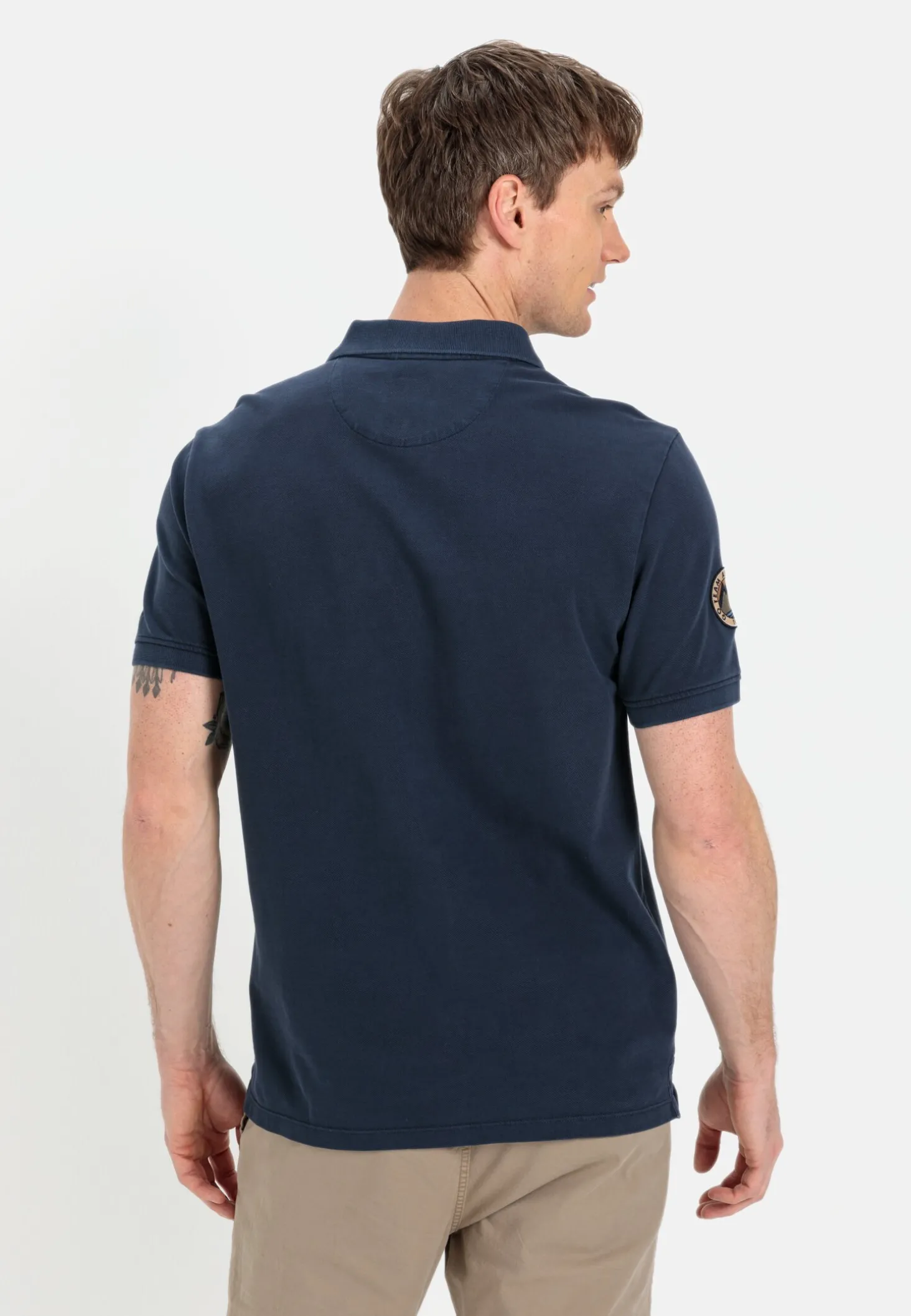 Piqué Poloshirt aus zertifiziertem Organic Cotton