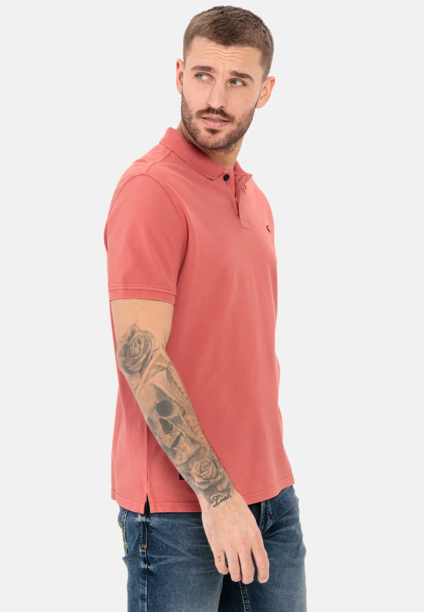 Piqué Poloshirt aus zertifiziertem Organic Cotton