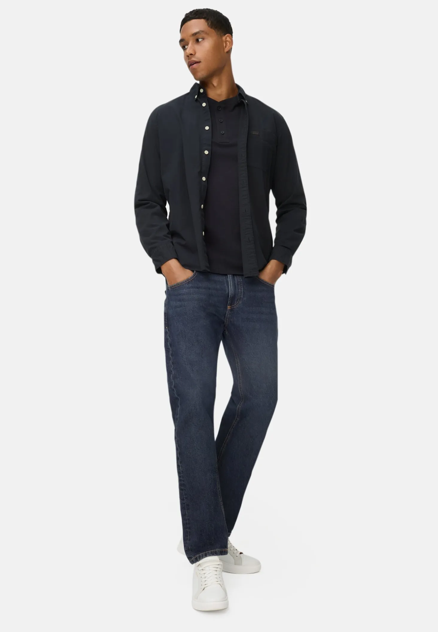 5-Pkt Loose Fit Jeans aus reiner Baumwolle