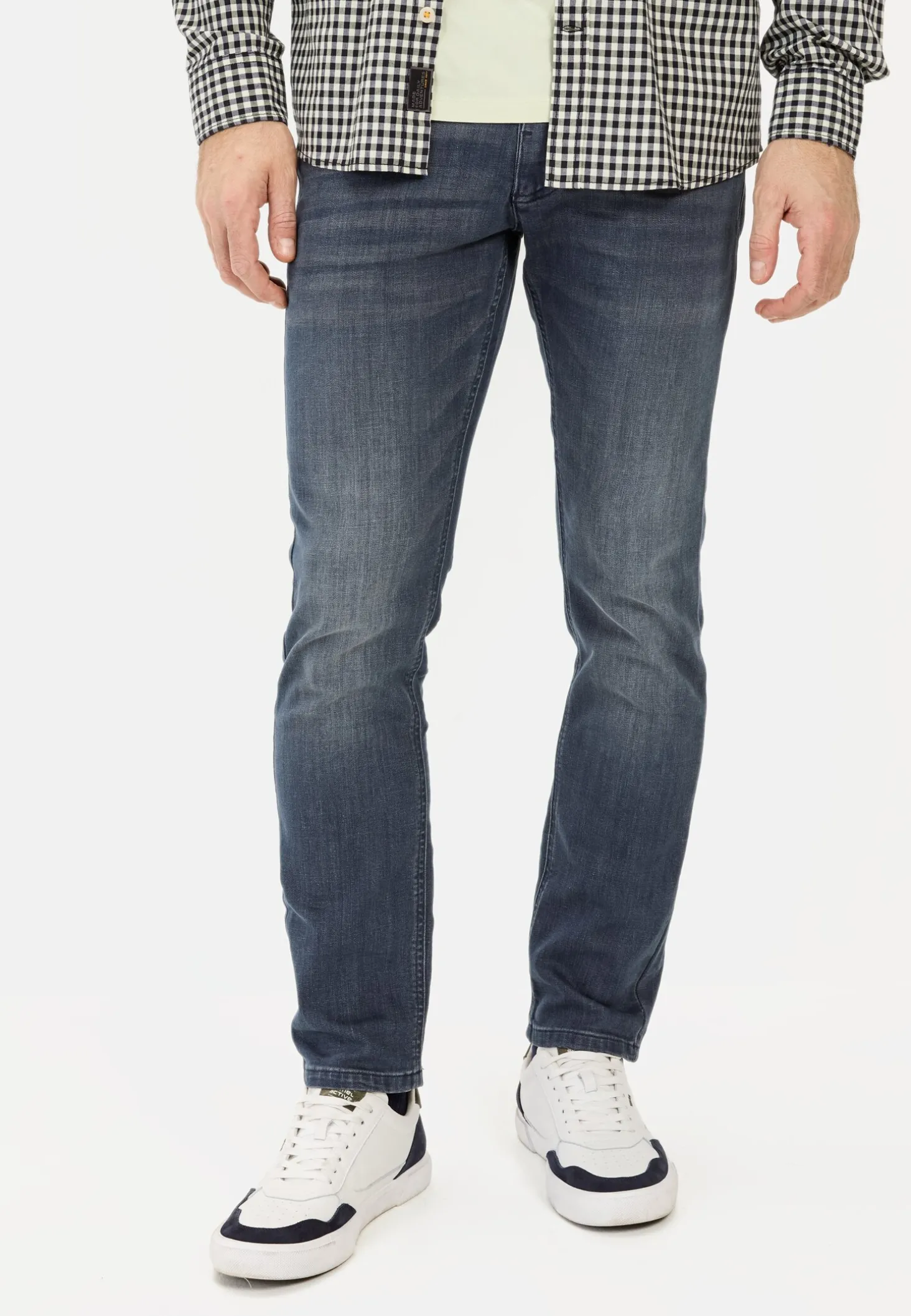 5-Pkt Slim Fit Hose aus Baumwollmischung mit Stretchfunktion