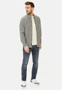 5-Pkt Slim Fit Hose aus Baumwollmischung mit Stretchfunktion