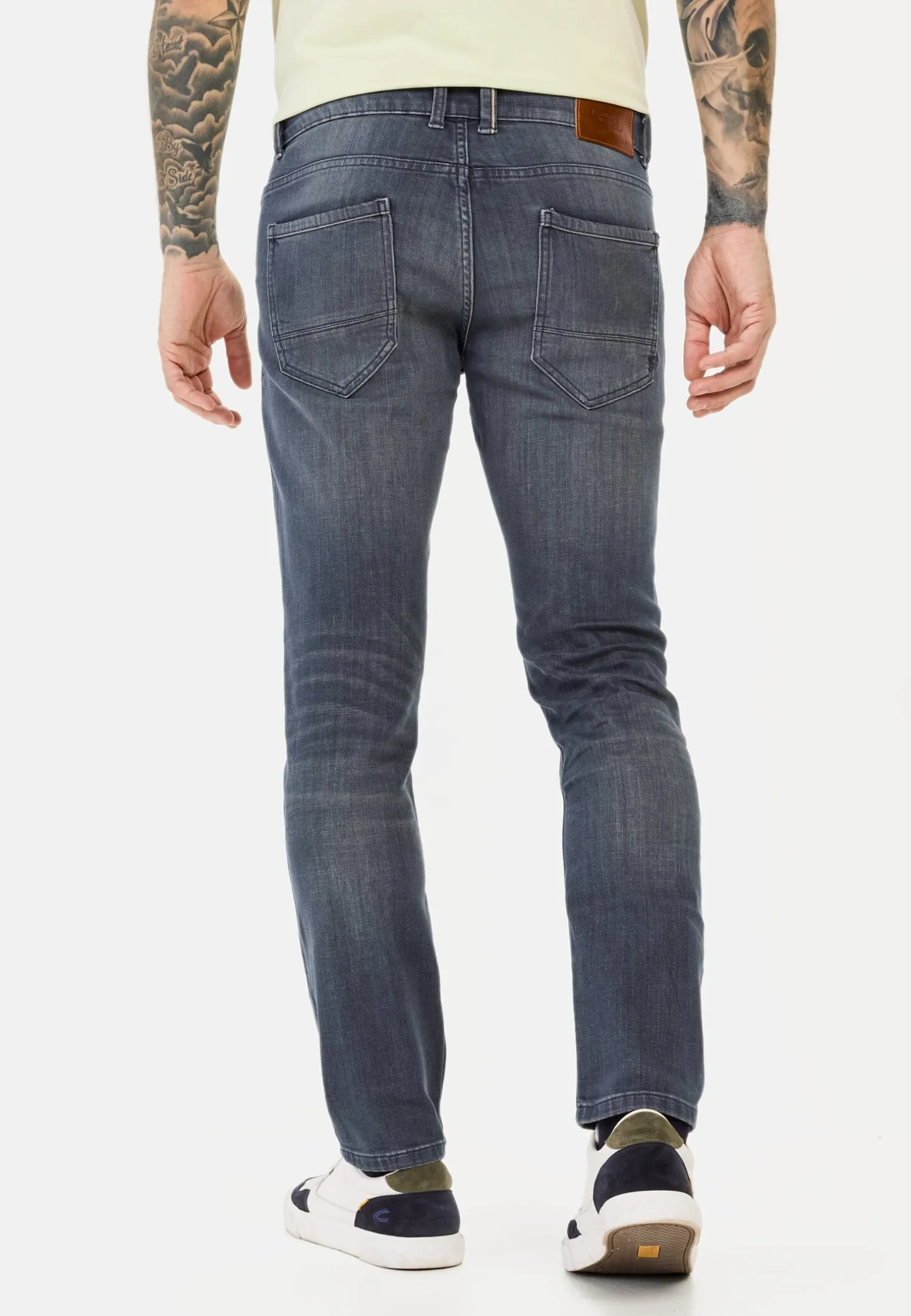 5-Pkt Slim Fit Hose aus Baumwollmischung mit Stretchfunktion
